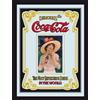 empireposter Empire 538918 - Specchio con Cornice di plastica ad Effetto Legno, con Stampa a Motivo Coca Cola Most Refreshing, 20 x 30 cm