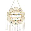 Zayookey Supporto Da Parete per Orecchini Hanging Jewelry Holder Portaorecchini Organizzatore Appeso Montaggio Porta Gioielli da Appendere A Muro per Collane Orecchini