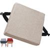 uyeoco Cuscino per sedia Ufficio con fibbia antiscivolo, 25/28/40/35/30/45/50/55cm, 3/5/8 Spessori, Cuscini di Seduta da pranzo per sedie da Cucina, sgabelli giardino, interni, casa(Color 3,35x35x5cm)