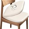 SDNAM Cuscini per Sedili in Pelle Set da 1/2/4 - Cuscini di Seduta Antiscivolo per Sedia da Cucina, Sala da Pranzo e Giardino 37x36/43x42 cm, Spessore 4 cm - Forma a Ferro di Cavallo(G7,2pcs 37x36x4cm)