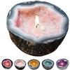 Generico Crystal Geode Candle,Crystal Scented Candles Resin Craft Ornament,Creative Fun Candle Bowl Decoration for Home Tabletop