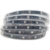 Generic WS2811 IC indirizzabile Full Color LED Strip 16.4FT 30LEDs/m 10Pixels/m 150LEDs 50pixels IP67 Impermeabile Nero PCB Flessibile DC12V Effetto Inseguimento per camera da letto, decorazione della casa