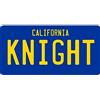 Biopracess Knight California Replica Targa Targa 6x12 pollici