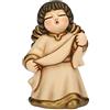 THUN - Angelo dell'Annunciazione con Targhetta Personalizzabile - Veste Beige - Statuine Presepe Classico - Ceramica - I Classici