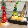 Mecctuck Nomo di Natale, 3 Pezzi Decorazione Natalizia da Tavolo, Gnomo a LED, Nano, Regalo per Stanza, Natale