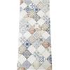 LaVelahome Tappeto Cucina a metraggio PVC Largo 50 cm marmette cementine azulejo (Star-Multi)