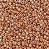 Toho - Perline zincate permanentemente in oro rosa
