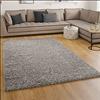 Paco Home Tappeto Shaggy/A Pelo Alto/A Pelo Lungo/Tappeto A Tinta Unita In Grigio, Dimensione:120x170 cm