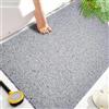 Lurowo Tappetino da doccia antiscivolo, 70 x 100 cm: in PVC luffa, massaggio, morbido e confortevole, ad asciugatura rapida, per bagno e piatti doccia (grigio C, 70 x 100 cm)