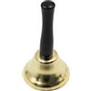 Tiardey Campanello classico a mano, campanello da tavolo, campanello di servizio, cena alla reception, servizio alberghiero, campanello di reception per la scuola, decorazione campana di Natale