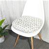 Morbuy Cuscini per Sedia Rotondi, Morbuy Estate Traspirante Cuscino Tatami Nordico Moderno Cotone e Lino per Interni ed Esterni, Giardino, Patio, Cucina e sedie da Ufficio (40x40cm,Grigio 2)