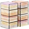 Lifewit Scatole per Vestiti Trasparenti, Contenitori per Armadio, Scatole Armadio Pieghevole in Plastica, Contenitore Sottoletto, Organizer Armadio per Vestiti, Maglione, Coperta, 36 L, 8 Pezzi