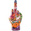 Generic Scultura decorativa a mano con dito medio, design artistico, multicolore, decorazione per la casa personalizzata (arte multicolore)