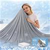 EYCLFY Q-Max - Coperta rinfrescante per sudorazione notturna, coperta fresca estiva per dormire, leggera e traspirante, per bambini e adulti, ideale per letto, divano, campeggio, viaggi (200 x 220 cm)