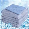 RUMBALUXY Coperta Rinfrescante, Q-Max >0,45 Coperta Estiva Matrimoniale, Leggera Traspirante, blu, 228x274CM