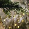 Winwild 12 pezzi pendenti per albero di Natale con angelo piccolo, decorazioni per albero di Natale con angelo mini con ali dorate per albero di Natale, grucce regalo, ghirlande dell'avvento