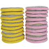 HEATSHAKING Set 20 Pezzi Spugne Doppia Faccia per Piatti e Pentole Manico Ergonomico Spugna Lavapiatti Riutilizzabile per Pulizia Cucina Versatile