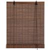 Cy.curtain bright Tenda a Rullo in Bambù per Interni, Tapparella Avvolgibile Bamboo per Porte e Finestre, Cortina di Bambù per Balcone, 60 x 180 cm