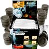 BudPro Compresse di Carbone ad Accensione Rapida 33 mm - 120 Compresse per Incenso, Resina e Bakhoor