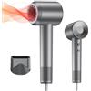 Journeyside Asciugacapelli Ionico, Asciugacapelli Professionali,4 Impostazioni Calore,3 Velocità,1600W, Regolazione Intelligente Temperatura,Phon Capelli Professionale da Adatto per Viaggi e Domestico
