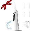 Bwaliffury Idropulsore Dentale Portatile, Irrigatore Orale Senza Fili con 3 Modalità e 4 Ugelli Ricambio, Rotazione di 360 °, Ricaricabile USB, IPX7 Impermeabile, 200ml, Adatto per Viaggi e Uso Domestico