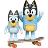 Sonstige Verlage Bluey e Bandit Avventure sullo Skateboard - Set di 2 Personaggi