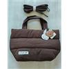 Starbucks Singapore Starbucks miffy Puffer Tote Bag nera 12,2-7,8-5,1 usata