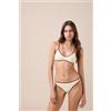 Calzedonia Top Canotta Costume Bicolor Piping Rosso