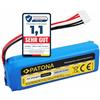 PATONA Batteria di ricambio per JBL Charge 3 (versione 2016) - 6000mAh, sostituisce GSP1029102A / GSP872693 - piena autonomia per la cassa Bluetooth; verificare i connettori prima dell'acquisto