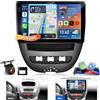 LORPHEIR 4+128G Upgrade Infotainment 10.1 Pollici per Toyota Aygo/Peugeot 107/Citroen C1 2005-2014, Schermo 10.1 Incell, CarPlay e Android Auto Inalámbrico, Cablaggio Originale, Telecamera Posteriore Inclusa