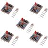 ARCELI 5 Pezzi modulo sensore sensore Laser Non modulatore Ricevitore Laser modulo di rilevamento relè Interruttore 5 V per Arduino