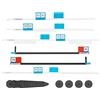 homsyway Kit di Maniglie della Ruota di Apertura del Nastro Adesivo Adesivo dello Schermo di visualizzazione LCD, Compatibile per Apple iMac 21.5 A1418 Retiona 2012-2015