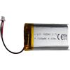 RmtcBal Batteria ricaricabile ai polimeri di litio da 3,7 V, 1100 mAh, 102540, prima di acquistare, Confirm The Device and Connector Polarity with The Machine, JST Connector2.0 (10 x 25 x 40-2,0) (1 pezzo)
