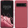 kwmobile Custodia Compatibile con Google Pixel 7 Pro Cover - Back Case per Smartphone in Silicone TPU - Protezione Gommata - rosa scuro