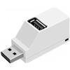 QEOTOH USB 3.0 HUB Adattatore Extender Mini Splitter Box 1 a 3 Porte Ad Alta Velocità Q7I4 U Lettore di Schede Disco USB 2.0 Per PC Laptop