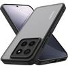 YESARMOR Cover Opaco Traslucido Rigida Sottile - per Xiaomi 14, Anti Ingiallimento, Assorbimento degli Urti, Ultra Sottile, Opaco traslucido, Nero