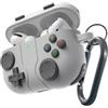 Nekiyo Tech Custodia Console Retrò Compatible with Apple AirPods Pro 3 (2025) in Silicone Spessorato - Grigio