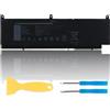 Aofonchy PKWVM Batteria Compatibile con Dell Precision 7550 7560 7750 7760 Mobile Workstation P44E P93F P44E001 P44E002 P93F001 P93F002 C903V CR72X 17C06 0CR72X 0447VR 068N03 453-BBCQ, 95 Wh