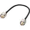 Greluma 1 pz cavo coassiale UHF maschio PL-259 a UHF maschio PL-259 RG58 per radio HAM e CB, analizzatore di antenna, carico fittizio, misuratore SWR
