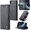 Idhiem Cover per iPhone SE (1.Gen 2016)/iPhone 5/5S in Pelle PU Premium, Custodia Portafoglio Flip Libro, Blocco RFID, Slot per Carte, Antiurto Wallet Cover con Funzione Supporto, Nero