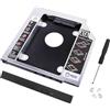 AYMBH DM DW90 - Adattatore Caddy SATA 3.0 HDD SSD da 9,0 mm per alloggiamento unità ottica per laptop, alloggiamento per disco rigido da 2,5, custodia di ricambio per DVD, compatibile con ACER, ASUS