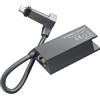 HYDOOD Starlnk - Adattatore Ethernet per Starlk V2, adattatore a RJ45 Gigabit Ethernet, connessione di rete rapida e stabile per azionato Gen 2 Extender WiFi Hub | Grigio