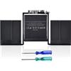 FlyZythrol 49.2Wh A1819 A1706 Batteria compatibile con MacBook Pro 13 inch | Touch Bar (Late 2016 Mid 2017) A1706 EMC3071 EMC3163 MLVP2LL/A MNQF2LL/A MNQG2LL/A