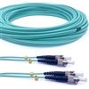 Elfcam® - Cavo in fibra ottica ST/UPC a ST/UPC OM3 multimodale duplex 50/125um LSZH (1M)