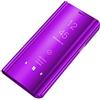 Jacyren Custodia iPhone 11 Cover Specchio Case Clear View Standing Mirror Flip Case iPhone 11 Custodia Portafoglio Folio Flip Stile Pelle Libro Fondina per iPhone 11
