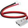 YINGAYOU Cavo Connettore Anderson con O Ring 8mm Connettore Anderson con Cavo 10AWG 50A per Automobili, Barche, Impianti Solari, Ecc (10AWG, 0.3 m)