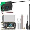 YELUFT 1 scheda di sviluppo ESP32 LoRa V4 con batteria da 3000 mAh e set di alloggiamento, supporta WiFi, Bluetooth, 868 MHz LoRa trasferimento dati per tastiera mesh