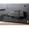 RusticHome Supporto per sistema Fire Stick TV HD Quadrato/Mensola per @mazon Fire Stick TV HD Posteriore per Televisore/Supporto Posteriore per TV Fire Stick 2 pz