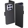 Aiziki Custodia per Xiaomi Redmi Note 14 Pro Pro 5G, Copertura Protettiva in Pelle PU Premium, Pieghevole, Aspirazione Magnetica, Prevenzione Delle Cadute, Carta Fessura - Nero