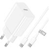 CHLANT 30W Caricatore USB C Rapido per iPhone 17/16E/16/16 17 Pro Max/16 Plus/15/15 Pro Max/15 Plus/iPad, Spina Caricatore iPhone Presa Usb C Fast Charger Type C Alimentatore USB C Spinotto con Cavo USBC 2M